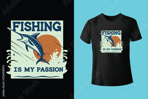 Fishing T-Shirt Design Vector t shirt design, Fishing t-shirt, fishing t-shirt design, custom funny vector typography , graphic designs, fish man , Modern fishing t-shirt design for fishing lover.