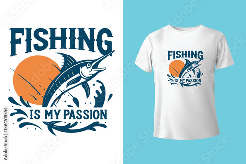 Fishing T-Shirt Design Vector t shirt design, Fishing t-shirt, fishing t-shirt design, custom funny vector typography , graphic designs, fish man , Modern fishing t-shirt design for fishing lover.