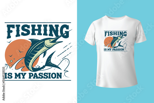 Fishing T-Shirt Design Vector t shirt design, Fishing t-shirt, fishing t-shirt design, custom funny vector typography , graphic designs, fish man , Modern fishing t-shirt design for fishing lover.