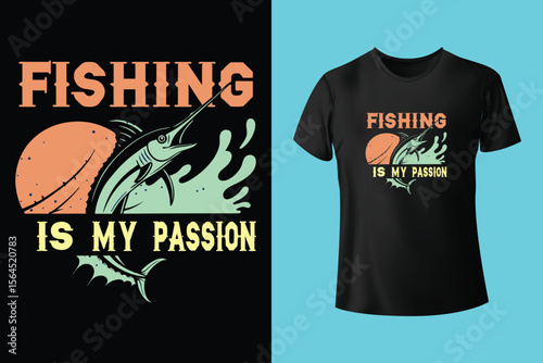 Fishing T-Shirt Design Vector t shirt design, Fishing t-shirt, fishing t-shirt design, custom funny vector typography , graphic designs, fish man , Modern fishing t-shirt design for fishing lover.