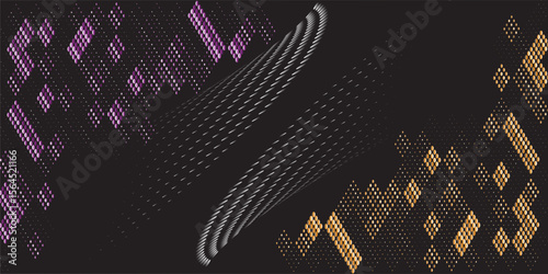 Halftone dots anime red-yellow speed line Anime for comicnd,Hi-tech Digital and Communication Concept design,Free Space For text in put,Vector illustration.vektor abstrak desain grafis trendi.