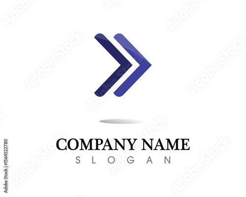 Arrows vector illustration icon Logo Template design