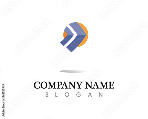 Arrows vector illustration icon Logo Template design