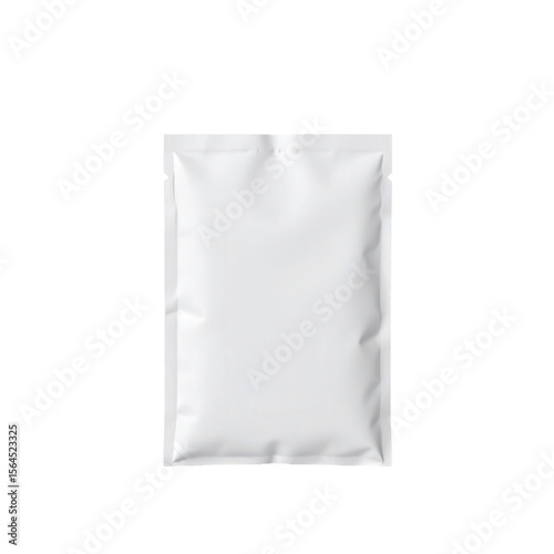 White Package with Blank Surface Ideal for Branding and Product Packaging in Marketing and Advertising Materials