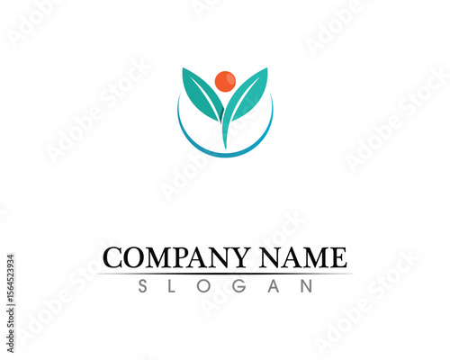 Eco, leaf, athletic, balance, body, brand, care, club, creative,