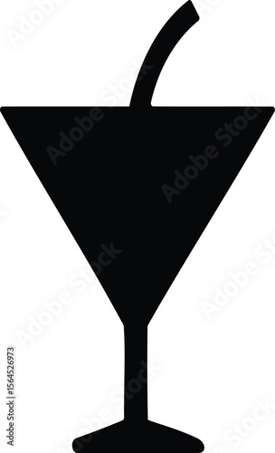  Fruit Juice Cocktail Glass Icon