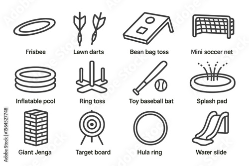 Outdoor games for kids: frisbee, darts, bean bags, and more