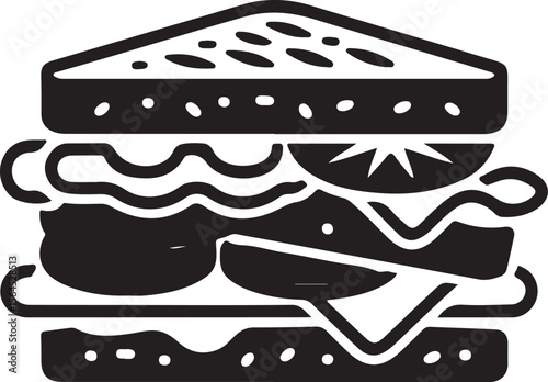 Sandwiches silhouette
