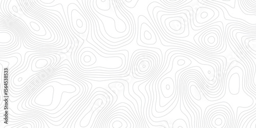 White wave paper curved reliefs abstract background Topographic map patterns, topography line map. Vintage outdoors style