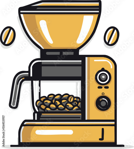 full-shot of a Coffee Grinder icon The background