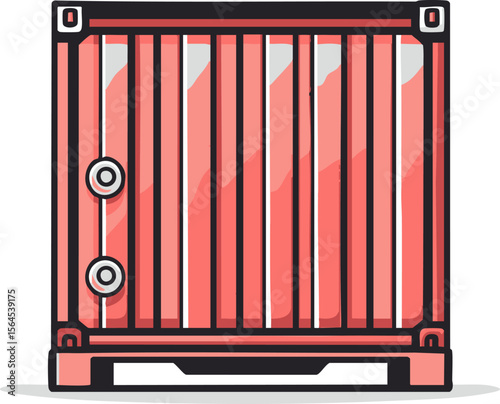 full-shot of a Container icon The background colo