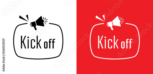 kick off sign	