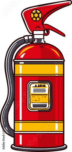 full-shot of a Fire Extinguisher icon The backgro