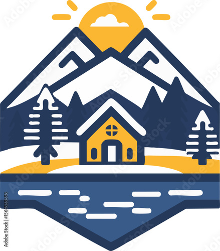 full-shot of a Fjord View icon The background col