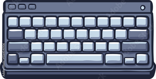 full-shot of a Keyboard icon The background color