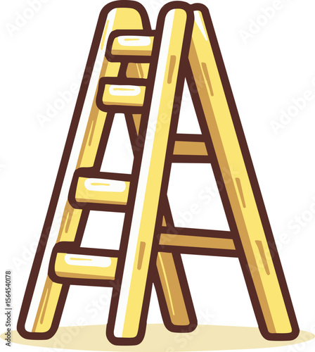 full-shot of a Ladder Stand icon The background c