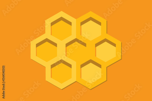 Organic Honeycomb Structure Natural Light Subtle