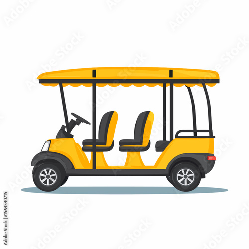 Tok tok transport isolated 