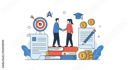 Achieving business goals through strategic partnerships and financial planning