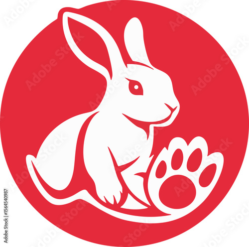 full-shot of a Rabbit Foot icon The background co