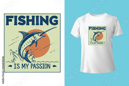 Kayaking and camping design. The lake my happy place. Outdoors vector print design for t-shirt. Mountain lake artwork. Explore the great outdoors, vector mountain with sunset and river, mountain