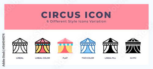 Circus icon vector illustration. trendy styles