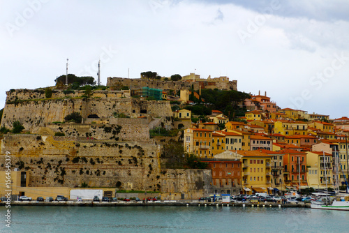 View of the Portoferraio fortress on the island of Elba, Livorno, Italy