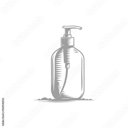 Hand Sanitizer or Soap Dispenser Illustration