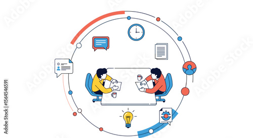Collaborative teamwork fosters innovation and problem solving skills for business growth