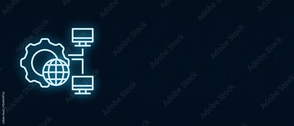 Fototapeta premium Deliver fast, reliable, and secure connectivity with advanced Internet Services