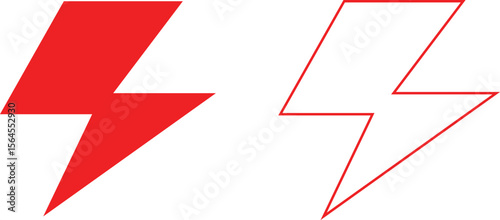 Flash lightning bolt icon, Power energy icon sign. Protect energy with thunder bolt logo. Creative vector illustration.