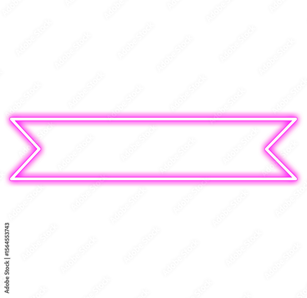 Neon Label Frame Icon Illustration Neon Label Frame Icon Illustration