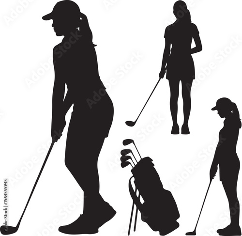 Golfer Swinging Club Silhouette Design

Perfect Golf Shot Vector Illustration

Golfer on Fairway Silhouette Scene

Golf Swing in Motion Silhouette Art

Professional Golfer Pose Vector