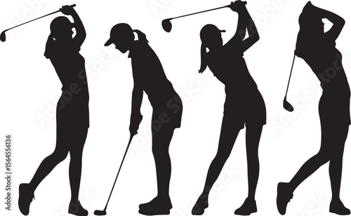 Golfer Swinging Club Silhouette Design

Perfect Golf Shot Vector Illustration

Golfer on Fairway Silhouette Scene

Golf Swing in Motion Silhouette Art

Professional Golfer Pose Vector