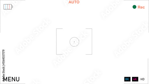 Camera frame viewfinder screen vector video recorder Vector 