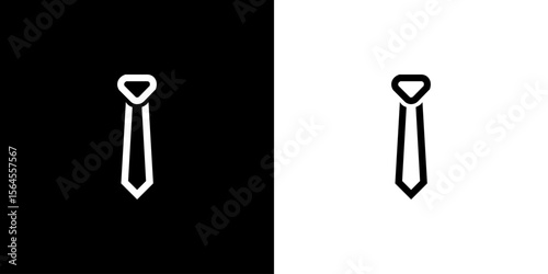 Creative Tie Logo With Abstract, Illustration, Design Inspiration, Vector, Icon
