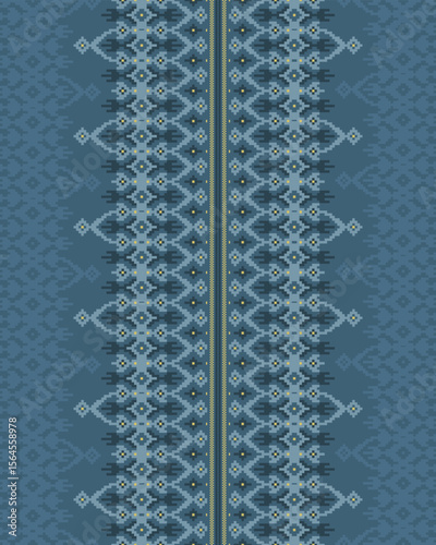 Illustration of ukrainian folk seamless pattern ornament. ethnic ornament.