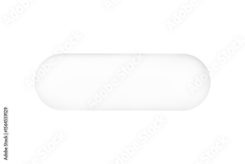 Liquid glass rounded panel Isolated PNG. Transparent UI element for modern web and app interface design