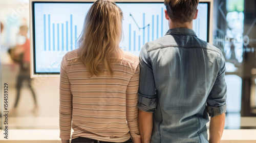 A pair of business partners standing side by side