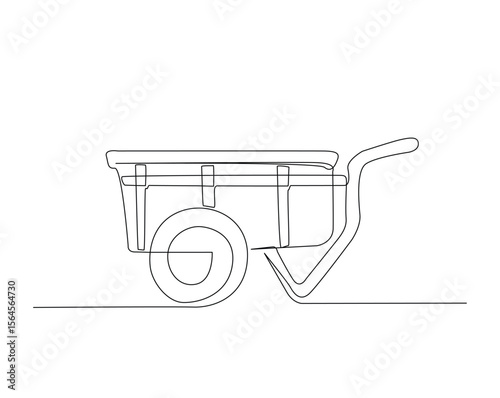 Saxophone music outline drawing illustration. one continuous line drawing of saxophone.