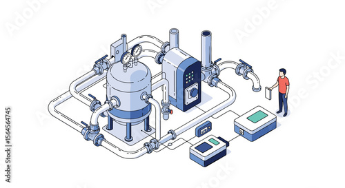 Advanced industrial process control system automation and monitoring technology