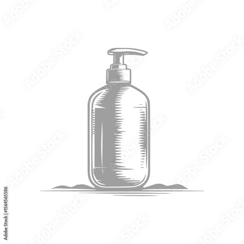 Hand Sanitizer or Soap Dispenser Illustration