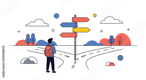 Navigating multiple paths finding direction in life choices