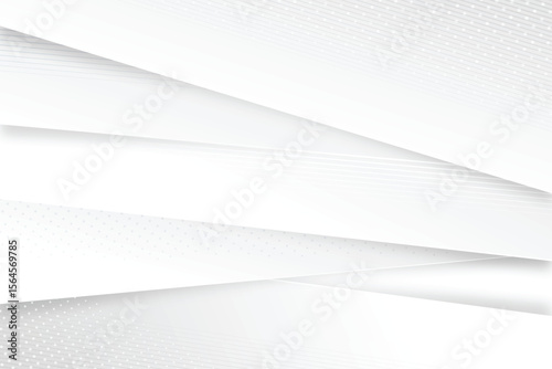 Abstract white background with geometric shapes and subtle textures isolated on transparent background