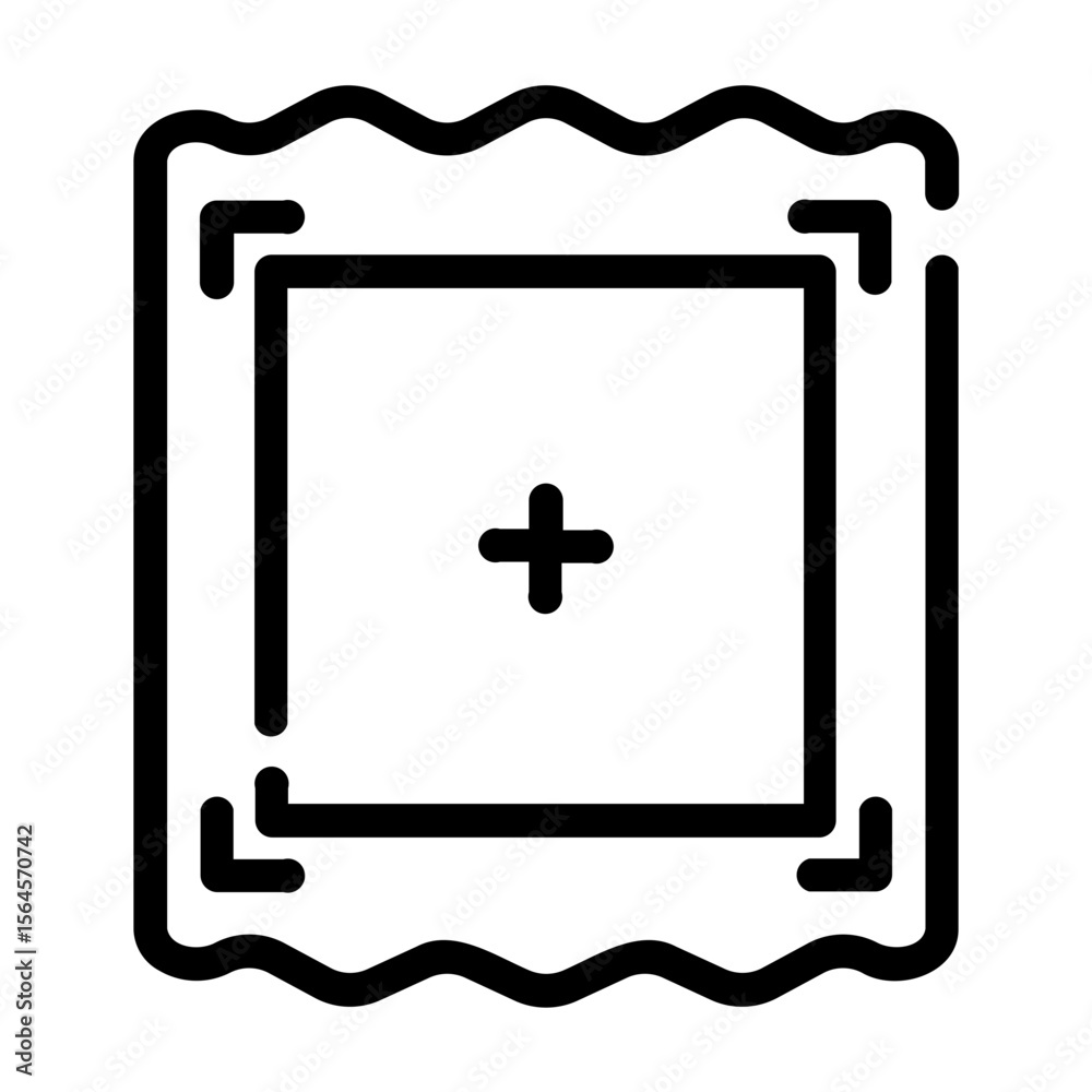 Obraz premium frames Line Icon