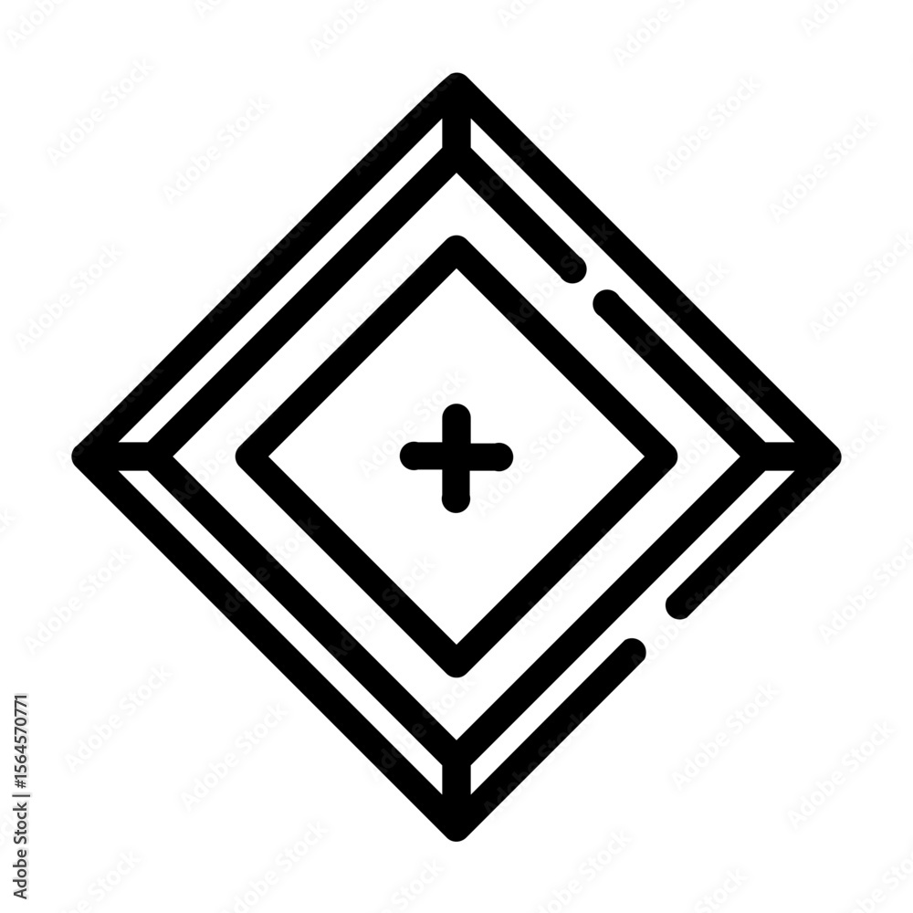 Obraz premium frames Line Icon