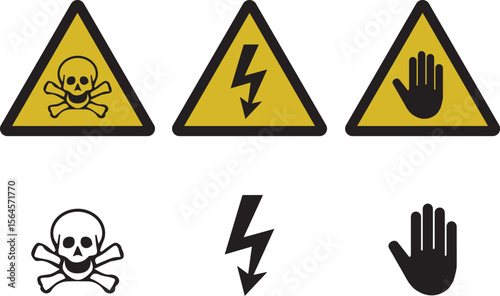 Hazard & Warning Symbols: Essential Safety Icons