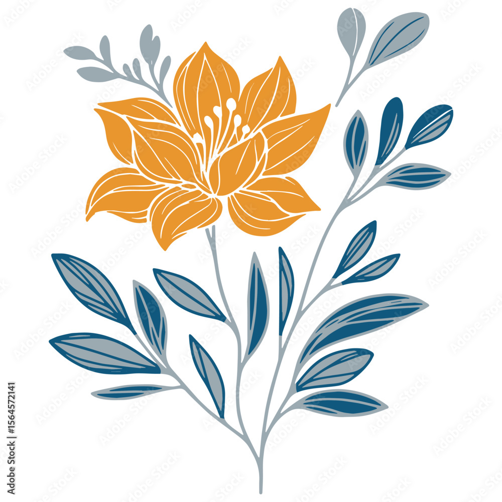 digitally painted blossom with garden leaves in soft pastel botanical style for wedding design and cushions
digitally painted blossom with garden leaves in soft pastel botanical style for wedding design and cushions