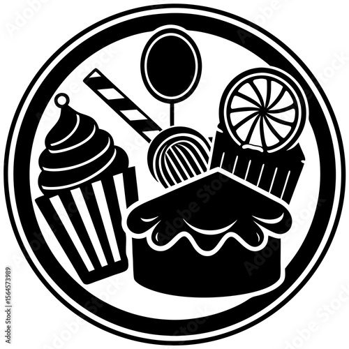 easter cake and eggs