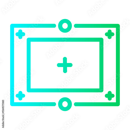 frames Line Gradient Icon